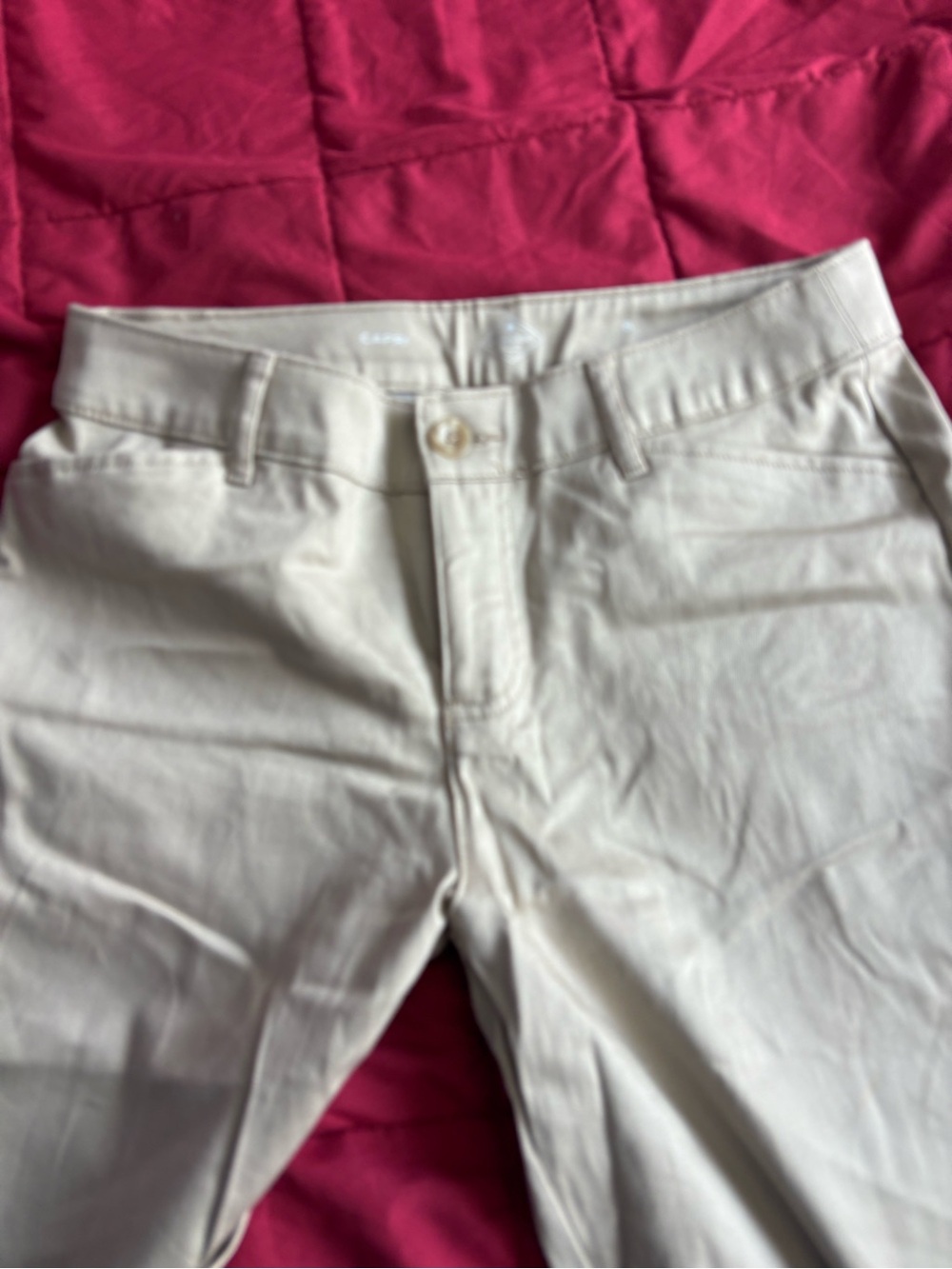 St. John's Bay Light Beige Capris - Picture 2 of 3